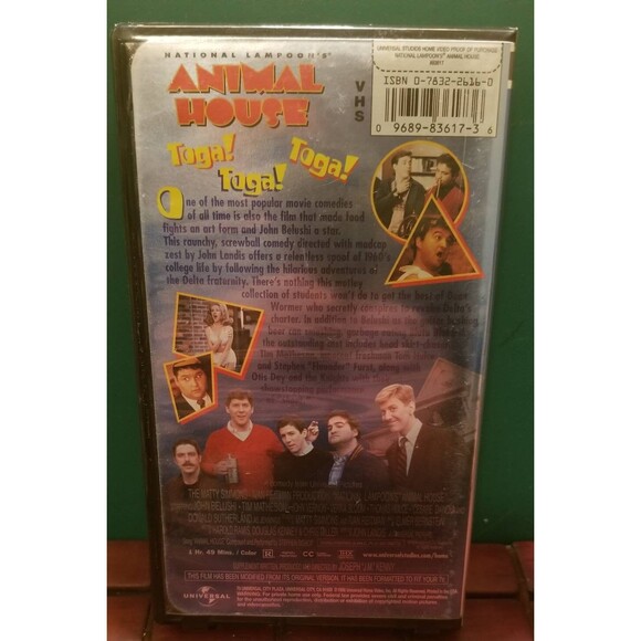 VHS National Lampoons Animal House 20th Anniversary Special Edition - Picture 2 of 3